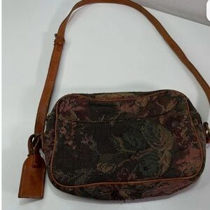 REAL VINTAGE Ralph Lauren Floral Tapestry Shoulder Bag